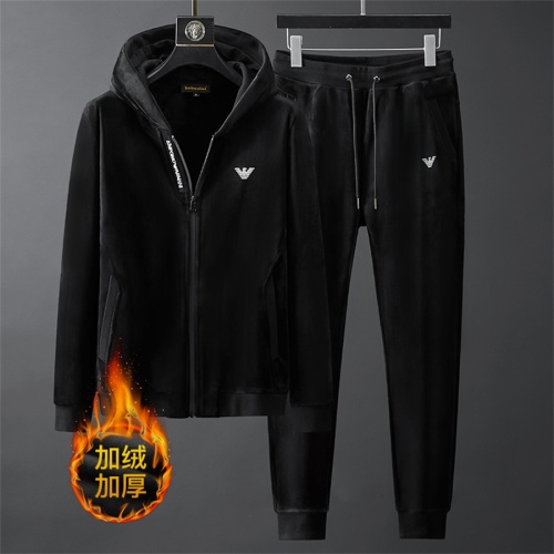 Wholesale Armani Tracksuits Long Sleeved For Men #1263309 $98.00 USD, Wholesale Quality Replica Armani Tracksuits