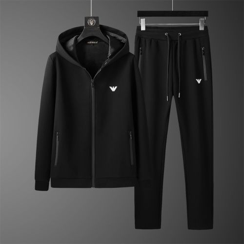 Wholesale Armani Tracksuits Long Sleeved For Men #1263317 $98.00 USD, Wholesale Quality Replica Armani Tracksuits