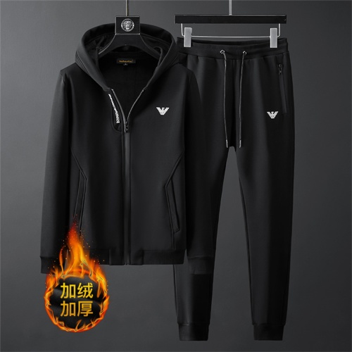 Wholesale Armani Tracksuits Long Sleeved For Men #1263321 $98.00 USD, Wholesale Quality Replica Armani Tracksuits