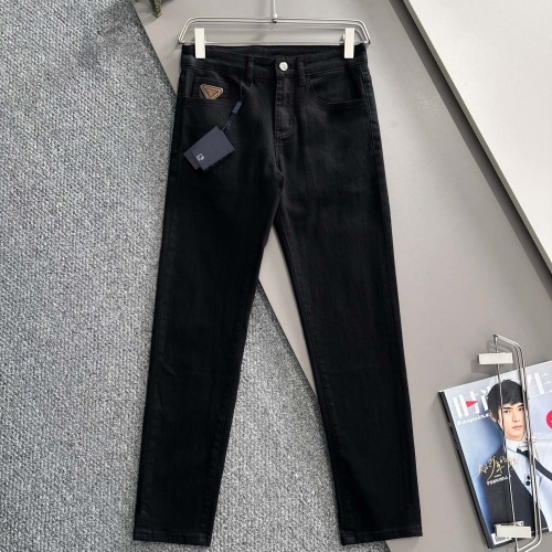 Replica Prada Jeans For Men #1263324 $82.00 USD for Wholesale