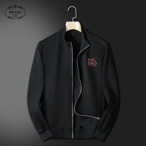 Replica Prada Tracksuits Long Sleeved For Men #1263327 $80.00 USD for Wholesale