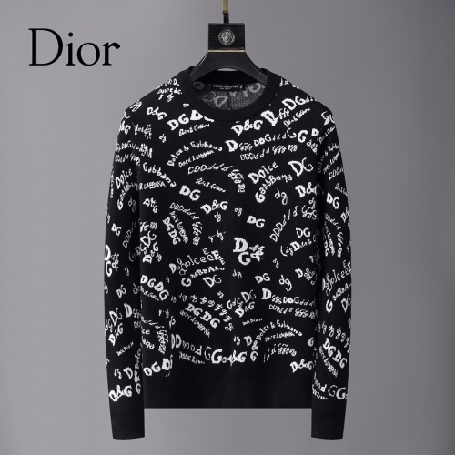 Wholesale Dolce &amp; Gabbana D&amp;G Sweaters Long Sleeved For Men #1263333 $45.00 USD, Wholesale Quality Replica Dolce &amp; Gabbana D&amp;G Sweaters