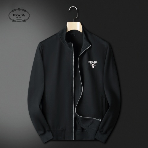 Replica Prada Tracksuits Long Sleeved For Men #1263357 $80.00 USD for Wholesale