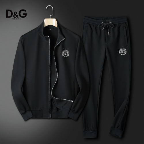 Wholesale Dolce &amp; Gabbana D&amp;G Tracksuits Long Sleeved For Men #1263388 $80.00 USD, Wholesale Quality Replica Dolce &amp; Gabbana D&amp;G Tracksuits