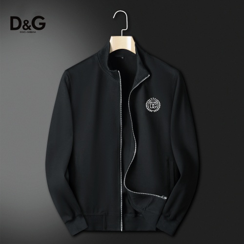 Replica Dolce & Gabbana D&G Tracksuits Long Sleeved For Men #1263388 $80.00 USD for Wholesale