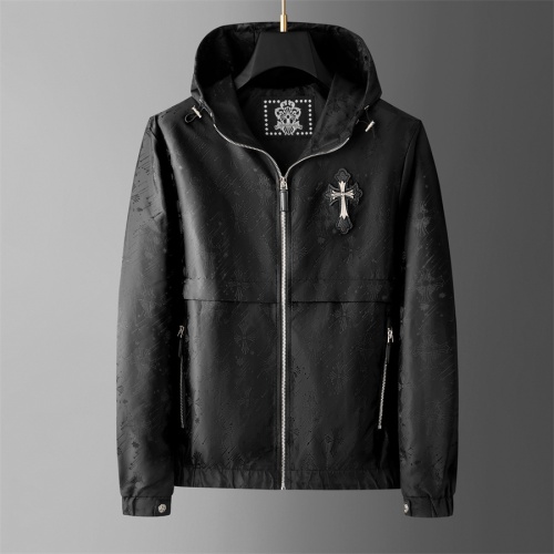 Wholesale Chrome Hearts Jackets Long Sleeved For Men #1263415 $72.00 USD, Wholesale Quality Replica Chrome Hearts Jackets