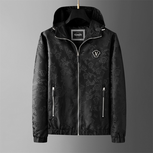 Wholesale Versace Jackets Long Sleeved For Men #1263417 $72.00 USD, Wholesale Quality Replica Versace Jackets