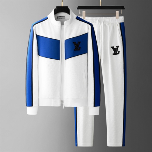 Wholesale Louis Vuitton LV Tracksuits Long Sleeved For Men #1263424 $88.00 USD, Wholesale Quality Replica Louis Vuitton LV Tracksuits