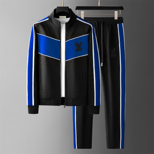 Wholesale Louis Vuitton LV Tracksuits Long Sleeved For Men #1263425 $88.00 USD, Wholesale Quality Replica Louis Vuitton LV Tracksuits