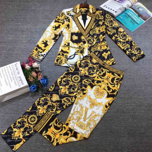 Wholesale Versace Tracksuits Long Sleeved For Women #1263428 $132.00 USD, Wholesale Quality Replica Versace Tracksuits