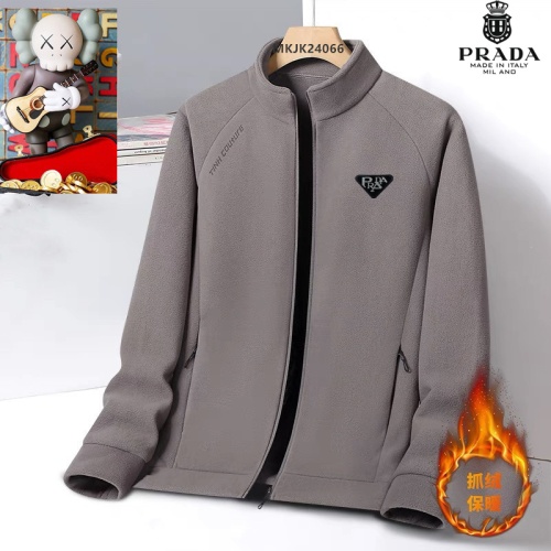 Wholesale Prada Jackets Long Sleeved For Men #1263437 $64.00 USD, Wholesale Quality Replica Prada Jackets