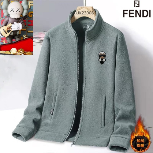 Wholesale Fendi Jackets Long Sleeved For Men #1263443 $64.00 USD, Wholesale Quality Replica Fendi Jackets