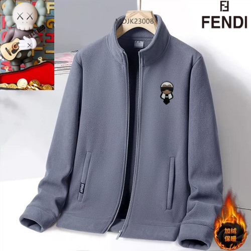 Wholesale Fendi Jackets Long Sleeved For Men #1263444 $64.00 USD, Wholesale Quality Replica Fendi Jackets