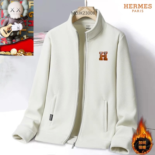 Wholesale Hermes Jackets Long Sleeved For Men #1263451 $64.00 USD, Wholesale Quality Replica Hermes Jackets