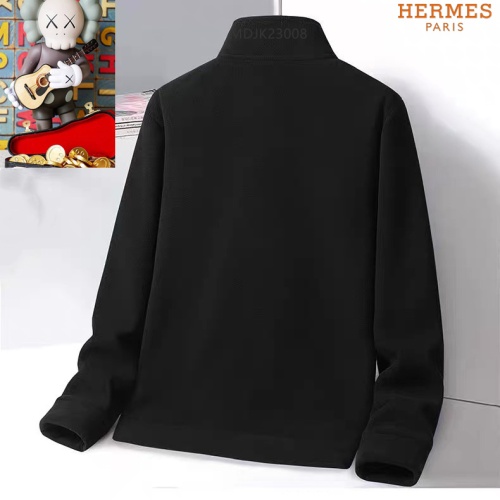 Replica Hermes Jackets Long Sleeved For Men #1263454 $64.00 USD for Wholesale