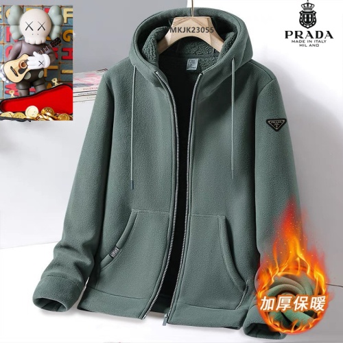 Wholesale Prada Jackets Long Sleeved For Men #1263499 $64.00 USD, Wholesale Quality Replica Prada Jackets