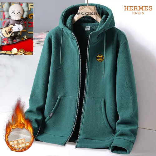 Wholesale Hermes Jackets Long Sleeved For Men #1263529 $64.00 USD, Wholesale Quality Replica Hermes Jackets