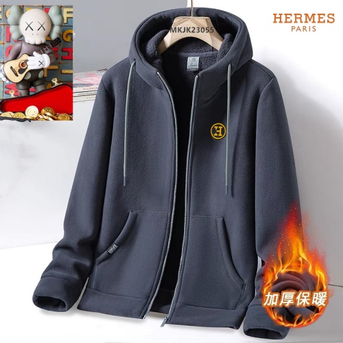 Wholesale Hermes Jackets Long Sleeved For Men #1263530 $64.00 USD, Wholesale Quality Replica Hermes Jackets