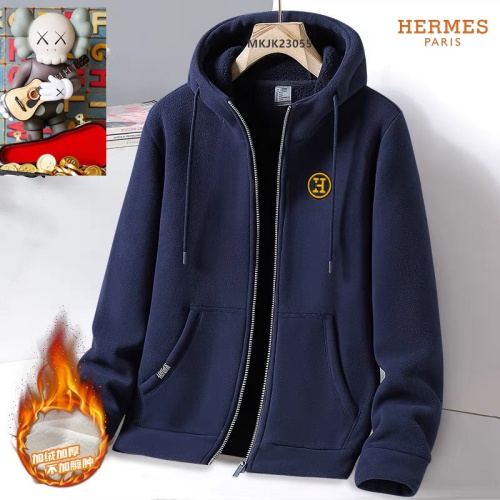 Wholesale Hermes Jackets Long Sleeved For Men #1263531 $64.00 USD, Wholesale Quality Replica Hermes Jackets