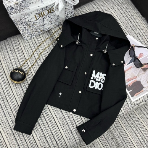 Wholesale Christian Dior Jackets Long Sleeved For Women #1263543 $108.00 USD, Wholesale Quality Replica Christian Dior Jackets