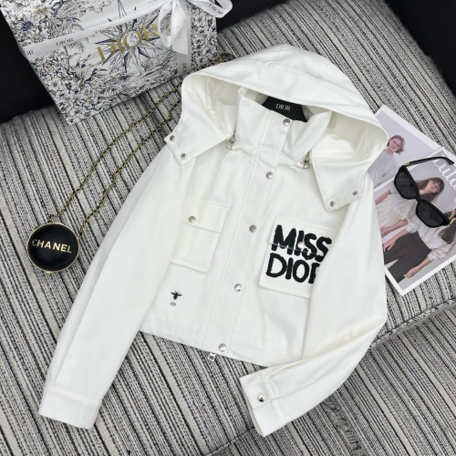 Wholesale Christian Dior Jackets Long Sleeved For Women #1263544 $108.00 USD, Wholesale Quality Replica Christian Dior Jackets