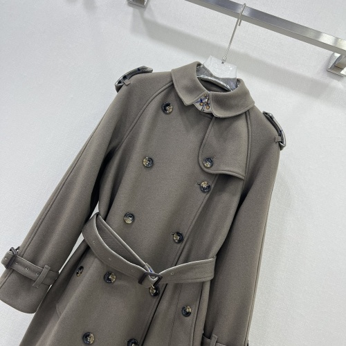 Replica Burberry Trench Coat Long Sleeved For Women #1263607 $225.00 USD for Wholesale