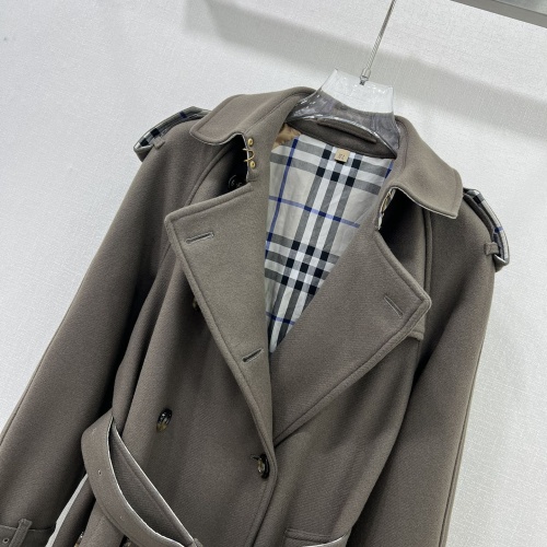 Replica Burberry Trench Coat Long Sleeved For Women #1263607 $225.00 USD for Wholesale