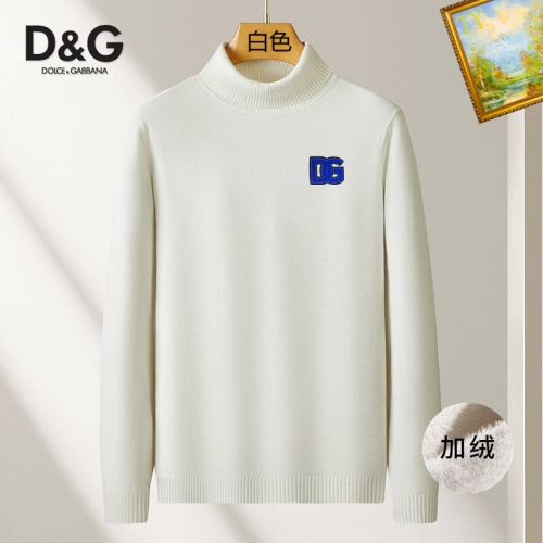 Wholesale Dolce &amp; Gabbana D&amp;G Sweaters Long Sleeved For Men #1263654 $48.00 USD, Wholesale Quality Replica Dolce &amp; Gabbana D&amp;G Sweaters