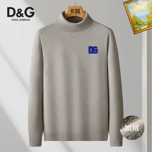 Wholesale Dolce &amp; Gabbana D&amp;G Sweaters Long Sleeved For Men #1263655 $48.00 USD, Wholesale Quality Replica Dolce &amp; Gabbana D&amp;G Sweaters