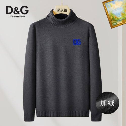 Wholesale Dolce &amp; Gabbana D&amp;G Sweaters Long Sleeved For Men #1263656 $48.00 USD, Wholesale Quality Replica Dolce &amp; Gabbana D&amp;G Sweaters