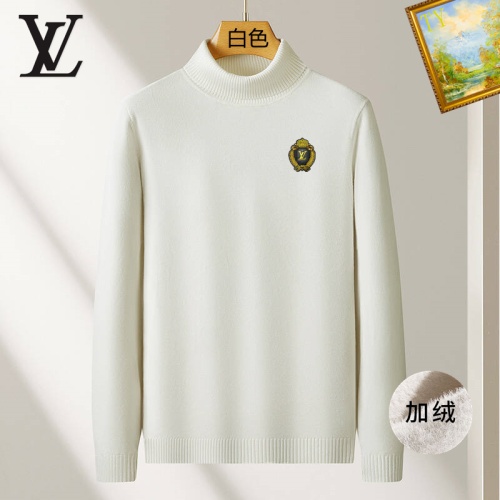 Wholesale Louis Vuitton LV Sweaters Long Sleeved For Men #1263658 $48.00 USD, Wholesale Quality Replica Louis Vuitton LV Sweaters