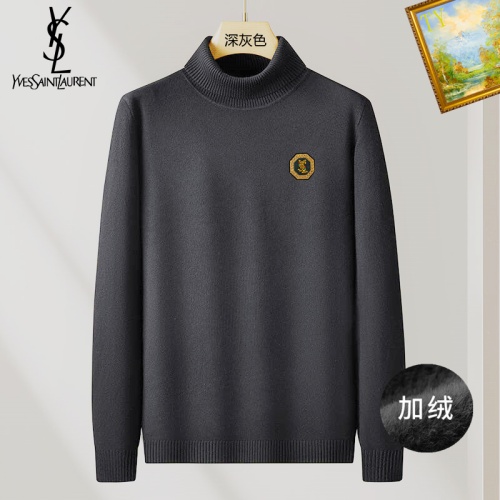 Wholesale Yves Saint Laurent YSL Sweaters Long Sleeved For Men #1263668 $48.00 USD, Wholesale Quality Replica Yves Saint Laurent YSL Sweaters