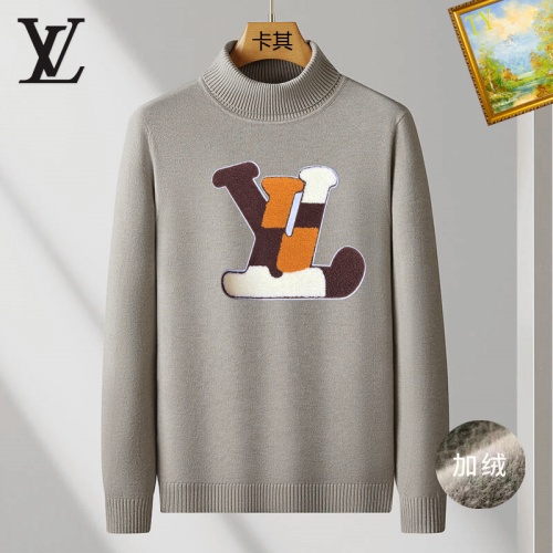 Wholesale Louis Vuitton LV Sweaters Long Sleeved For Men #1263675 $48.00 USD, Wholesale Quality Replica Louis Vuitton LV Sweaters