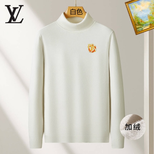 Wholesale Louis Vuitton LV Sweaters Long Sleeved For Men #1263686 $48.00 USD, Wholesale Quality Replica Louis Vuitton LV Sweaters