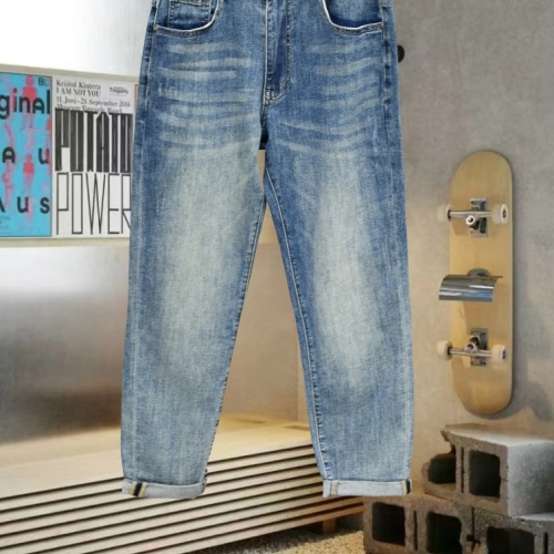 Replica Christian Dior Jeans For Men #1263735 $56.00 USD for Wholesale