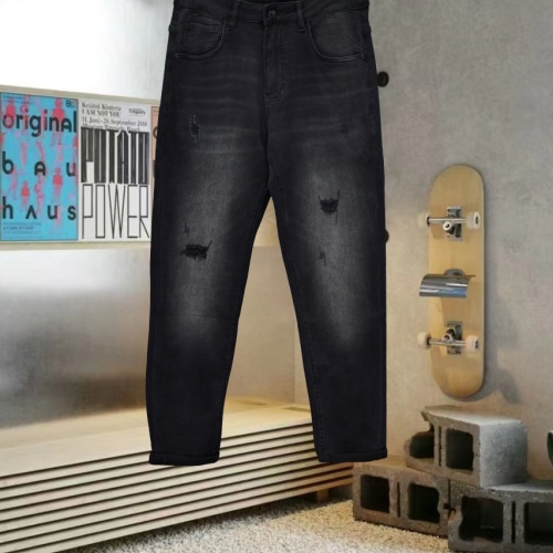 Replica Louis Vuitton LV Jeans For Men #1263738 $56.00 USD for Wholesale