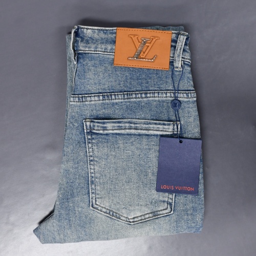 Wholesale Louis Vuitton LV Jeans For Men #1263744 $56.00 USD, Wholesale Quality Replica Louis Vuitton LV Jeans