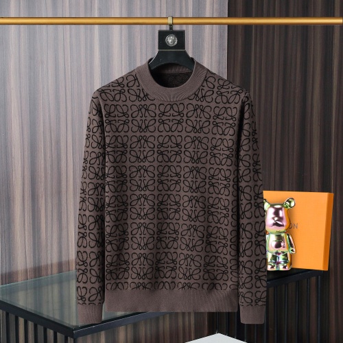 Wholesale LOEWE Sweaters Long Sleeved For Men #1263757 $48.00 USD, Wholesale Quality Replica LOEWE Sweaters