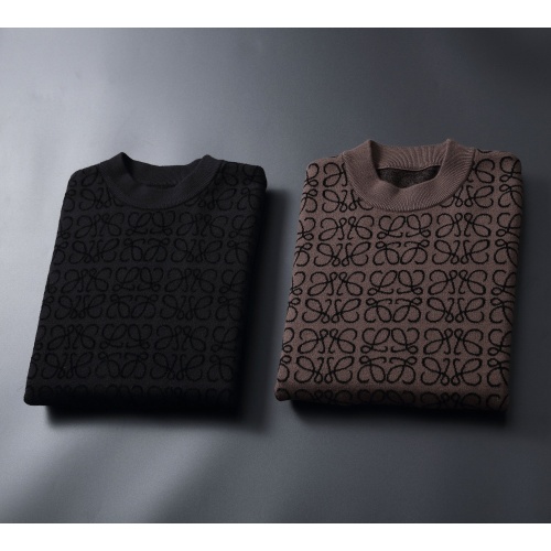 Replica LOEWE Sweaters Long Sleeved For Men #1263758 $48.00 USD for Wholesale