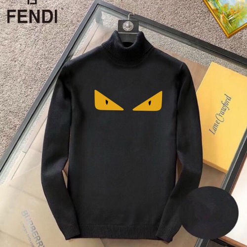 Wholesale Fendi Sweaters Long Sleeved For Men #1263805 $42.00 USD, Wholesale Quality Replica Fendi Sweaters