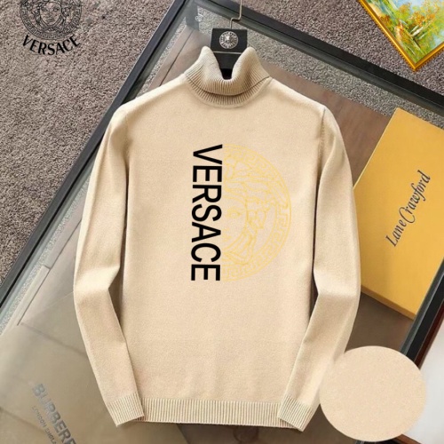 Wholesale Versace Sweaters Long Sleeved For Men #1263810 $42.00 USD, Wholesale Quality Replica Versace Sweaters