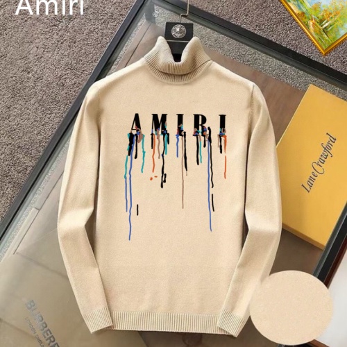 Wholesale Amiri Sweaters Long Sleeved For Men #1263813 $42.00 USD, Wholesale Quality Replica Amiri Sweaters