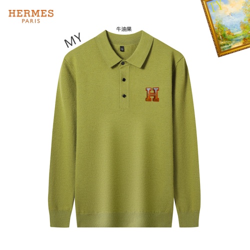 Wholesale Hermes Sweaters Long Sleeved For Men #1263859 $42.00 USD, Wholesale Quality Replica Hermes Sweaters