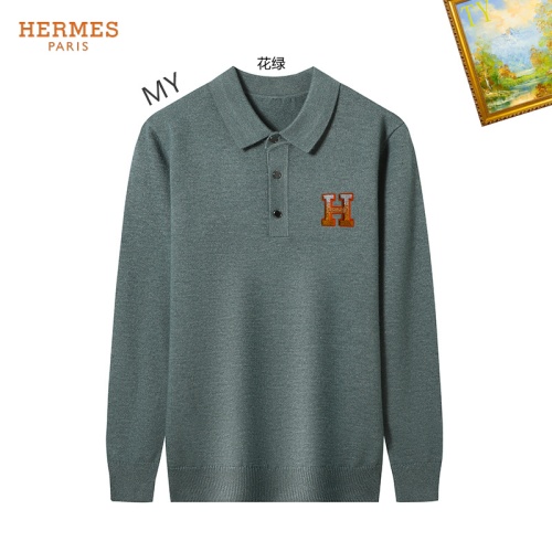 Wholesale Hermes Sweaters Long Sleeved For Men #1263860 $42.00 USD, Wholesale Quality Replica Hermes Sweaters