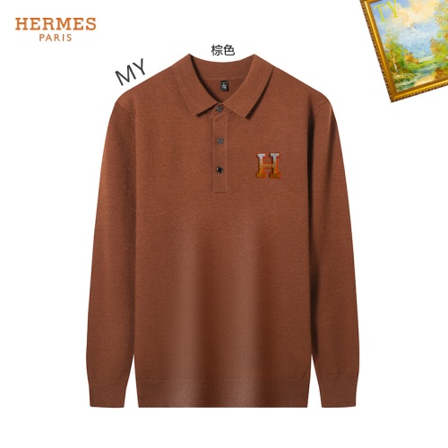 Wholesale Hermes Sweaters Long Sleeved For Men #1263861 $42.00 USD, Wholesale Quality Replica Hermes Sweaters