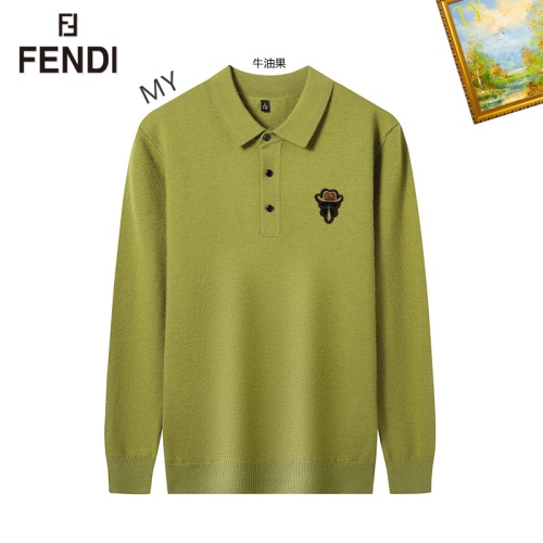 Wholesale Fendi Sweaters Long Sleeved For Men #1263869 $42.00 USD, Wholesale Quality Replica Fendi Sweaters