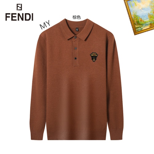 Wholesale Fendi Sweaters Long Sleeved For Men #1263871 $42.00 USD, Wholesale Quality Replica Fendi Sweaters