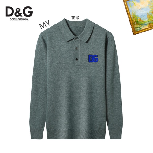 Wholesale Dolce &amp; Gabbana D&amp;G Sweaters Long Sleeved For Men #1263905 $42.00 USD, Wholesale Quality Replica Dolce &amp; Gabbana D&amp;G Sweaters