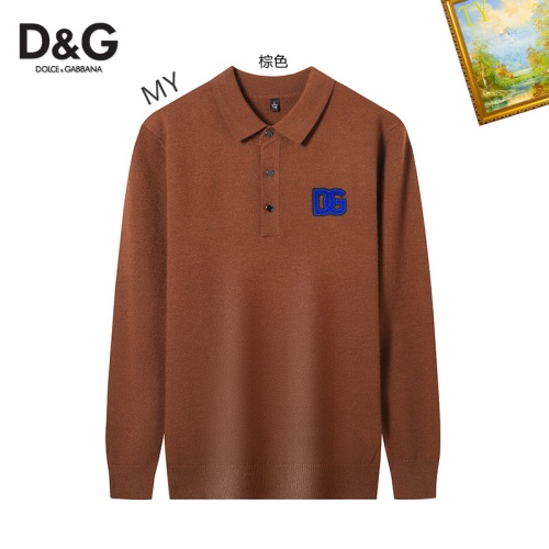 Wholesale Dolce &amp; Gabbana D&amp;G Sweaters Long Sleeved For Men #1263906 $42.00 USD, Wholesale Quality Replica Dolce &amp; Gabbana D&amp;G Sweaters