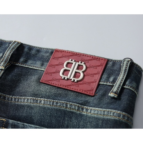 Replica Balenciaga Jeans For Men #1263914 $42.00 USD for Wholesale